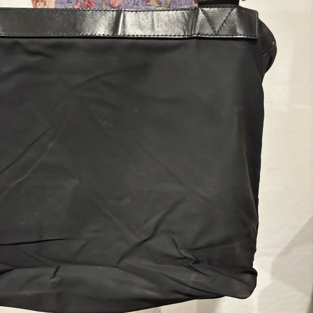 Salvatore Ferragamo nylon fold over messenger bag